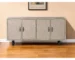 HMS 68 Light Brown Solid Wood Sideboard for Dining Room Storage