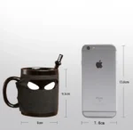 Ninja Mugs Water Cup Creative Funny Mugs with Lid Spoon Set Porcelain Kitchen Utensils Drinkware Mug Coffe Kawaii Cup – in a