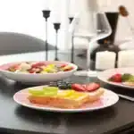 Factory Price Ready to Ship 16 Pieces Restaurant Luxury Pink Ceramic Stoneware Dinner Dinnerware Plate Sets Dinnerware Sets