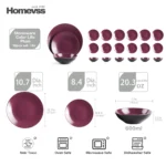 The Best Selling High Quality Cookware Plates Classical Design Ceramic Bowls Mugs and Practical Tableware Set for Restaurant