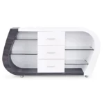 HMS White and Grey Multi-Tone Steel Scrap Buffet with 3 Drawers - Image 3