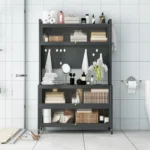 M Shelves Metal Kitchen Dining Side Cabinet Buffet Server Storage Organizer for Kitchenware Dining Essentials - Image 5
