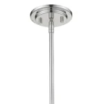 HMS Stanton 1-Light Polished Nickel Pendant Elegant Chandelier & Pendant Light – base detail