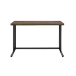 HMS 47" Brown and Black Writing Desk Elegant Computer Desk with Comfortable Size for Home or Office Use – close-up detail