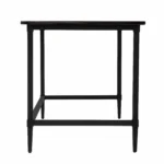 HMS 53 Black Minimalist Gaming Desk Modern Wooden Office Computer Desk Home Office Assembled Writing Desk – styled in a