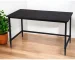 HMS 53 Black Minimalist Gaming Desk Modern Wooden Office Computer Desk Home Office Assembled Writing Desk