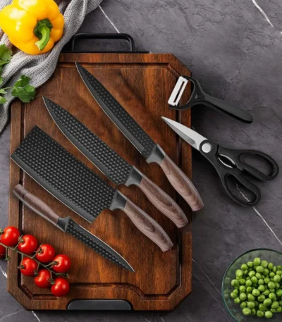 High Quality Multi-Purpose Nonstick Coating Kitchen Knife Set Japanese Chef Knife Set
