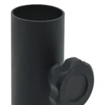 VidaXL W2B Matt Black Steel Parasol Base with Powder Coating Compact Garden Umbrella for Patio Park or Courtyard Use
