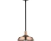 HMS Shiny Copper Shallow Plate Adjustable Pendant Light Elegant Chandelier for Home Decor