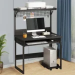 YQ FOREVER Wooden Writing Desk Computer Desk Study Desktop Keyboard PC Home Office Desks – base detail