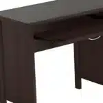 HMS Espresso 47" Computer Gaming Desk with Two Drawers Simple Design Wooden and Metal Table for Bedroom or Living Room Use