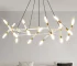 US Stock Free Shipping Modern 20-Light Chandelier Pendant Light Fixture for Home Living Room Dining Room