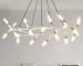 US Stock Free Shipping Modern 20-Light Chandelier Pendant Light Fixture for Home Living Room Dining Room