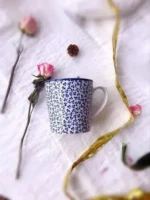 British ceramic Roland simple elegant romantic Mug European coffee tea cup office water cup underglaze color
