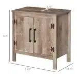 Bathroom Vanity Cabinet with Double Door – styled in a modern Living setting
