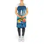 TD Nautical Collection Cooking Tools Stylish Apron for the Kitchen – top view