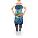TD Nautical Collection Cooking Tools Stylish Apron for the Kitchen – side view