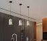Ship in USA,4" Modern Crystal Pendant Light - 3 Pack, Adjustable Hanging Ceiling Lamp with Crystal Prism Design for Dining