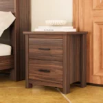 Goldoma 4-Piece Queen Bedroom Set with charging station and storage headboard in modern finish