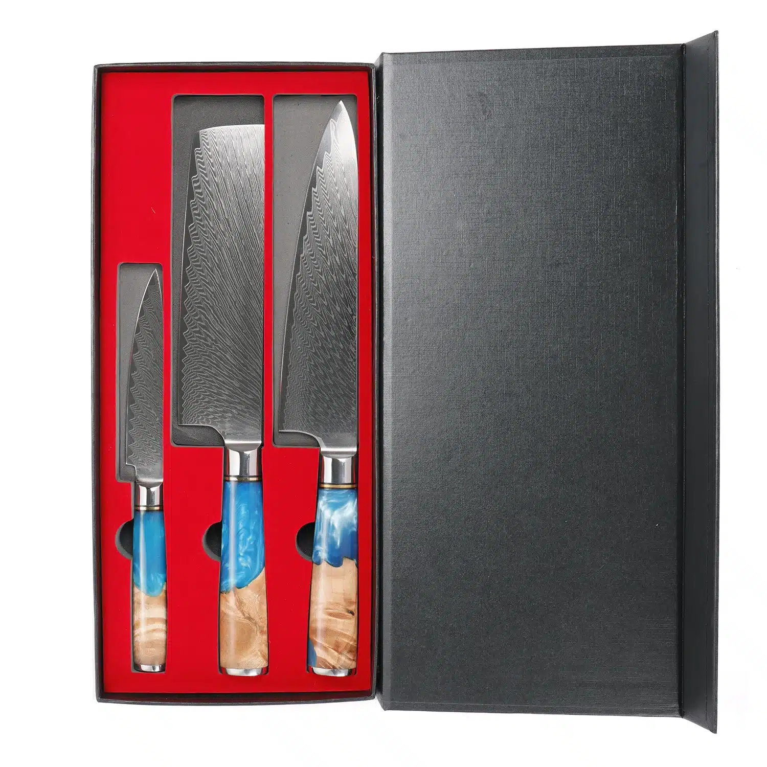 IOKO 67 Layers Damascus Chef Kitchen Knife Set Butcher Utility Santuku Sushi Sashimi Cleaver Japanese Style Damascus Knife