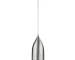 HMS Modern Simple Scandinavian Pendant Lamp in warm white, hanging over a dining table with subtle Murano glass studs.