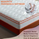 Queen hybrid mattress with pocket coils and CertiPUR-US certified foam - 10 inch medium firmness from Goldoma