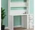 HMS 47" White Metal Computer Desk with Comfortable Writing Surface