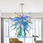 Best Selling Blown Glass Chandeliers Living Room Bedroom Modern Glass Pendant Light Hanging