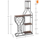 Modern Design Hanging Wine Glass Holder Rack Solid Wood FCJ Wine Storage for Home Furniture - Image 4