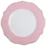 Brief Tableware Gold Edge Irregular Ceramic Plate Floral Shape Porcelain Steak Salad Dessert Dish Tray Household Dinner