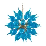 Home Design Fancy Pendant Light House Lighting Ceiling Lamp Decorative Modern Murano Style Led Blown Glass Chandelier