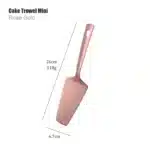 1PC Stainless Steel Non-Stick Rose Gold Kitchenware Long Soup Spoon Cooking Tools Metal Polish Mini Fork Slotted Turner