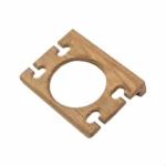 HMS Traditional Solid Teak Toilet Brush Holder and Toothbrush Holder Wall Mount Design – styled in a modern Toothbrush
