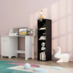YQ FOREVER New Design Four Story Bookshelf Wooden Cabinet Living Room Furniture – top view