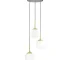 Instock Nordic Led Hanging Lighting E26 3 Head Ball Chandelier White Glass Bar Pendant Light Glass Ball Pendant Light for