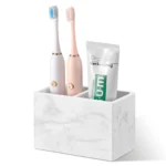 Luxspire Toothbrush Holder Fast Drying Tooth Brush Holder for Bathroom Diatomite Electric ToothBrush Toothpaste Organizer