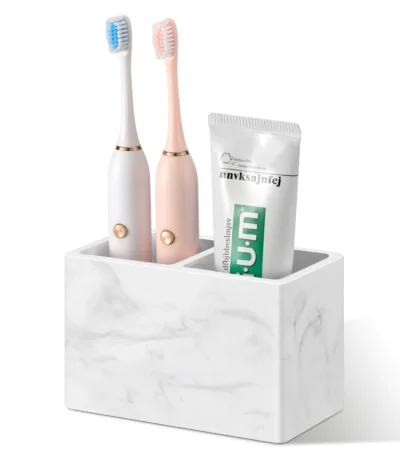 Luxspire Toothbrush Holder Fast Drying Tooth Brush Holder for Bathroom Diatomite Electric ToothBrush Toothpaste Organizer