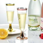 48PCS Disposable Red Wine Glass Plastic Champagne Flutes Glasses Cocktail Goblet Wedding Party Supplies Bar Drink Cups