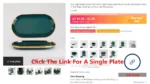 Green With Gold Inlay Quality Plates Full Set Luxury Steak Food Tray Ceramic Dinner Dish Salad Bowl Spoon Porcelain