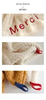 INS Texture Square Towel Quick Dry Letter Embroidery Hand Towel Soft Water Absorption Hand Towel for Kitchen Bathroom