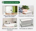 Module Modular DIY Furniture Sideboard Customized Size  Cabinet Stainless Steel Tv Stand Living Room - Image 35