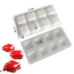 Silicone Pudding Cup Mold Chocolate Mousse and Cake Decorating Tools Bakeware Dish Muffin Pan Non-Stick Baking Supplies - Image 9