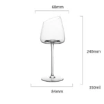 4/2/1Pc High-end Long Stem Goblet Red Wine Glass Cup Kitchen Tool Champagne Glass Bordeaux Burgundy Wedding Party Gift