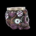 Skull Goblet Resin Steel Cup Creative Beer Mug Gothic 3D Wine Glass Mugs Tea Mug Cocktail Glass Anime Mug Halloween Gift
