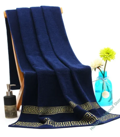 70x140cm 100% Cotton Towel Adult Bath Gift Towel Beach Towels Absorbent Bathroom Towels Bathroom Utensils Car Washing Towel