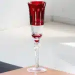 Crystal Flute Champagne Glasses Multicolor Wine Glass Cup Handmade Hand Carved Edo Kiriko Wedding Gift With Gift Box 1PC