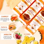 LKIAE Clear Arbutin Pawpaw Whitening Body Lotion, Moisturizing Cream, Improve Rough Skin, Remove Dark Spots, Melanin
