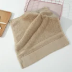Soft Square Hand Towels 100% Cotton Small Face Towel Pure Absorbent Child Washcloth 34x34cm for Face Wash And Facial Care