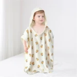 Soft Cotton Baby Hooded Towel Bath Towel for Boys Girls Bathrobe Sleepwear Children's Clothing Cartoon animal print kid