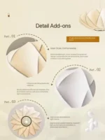 Modern Silk LED Pendant Lamp Denmark Designer Hanging Light for Living Room Hotel Restaurant Factory Direct High-End Home